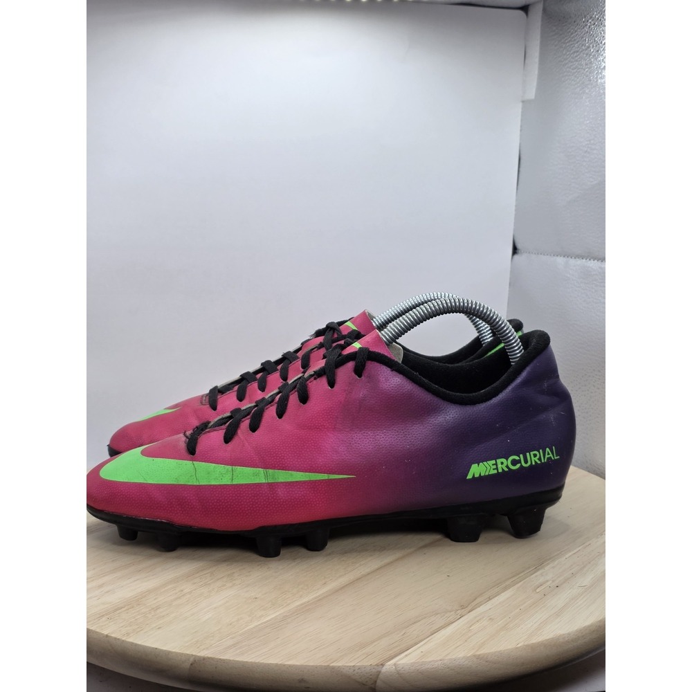 Mens Size 9.5 - Nike Mercurial Vortex FG Fuschia-Purple/Volt 573873-635 Mamba